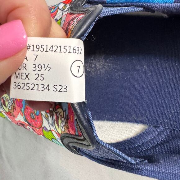 SpongeBob SquarePants Shoes Nickelodeon Ground Up Sz 7 Slip On Sneakers - Picture 11 of 11